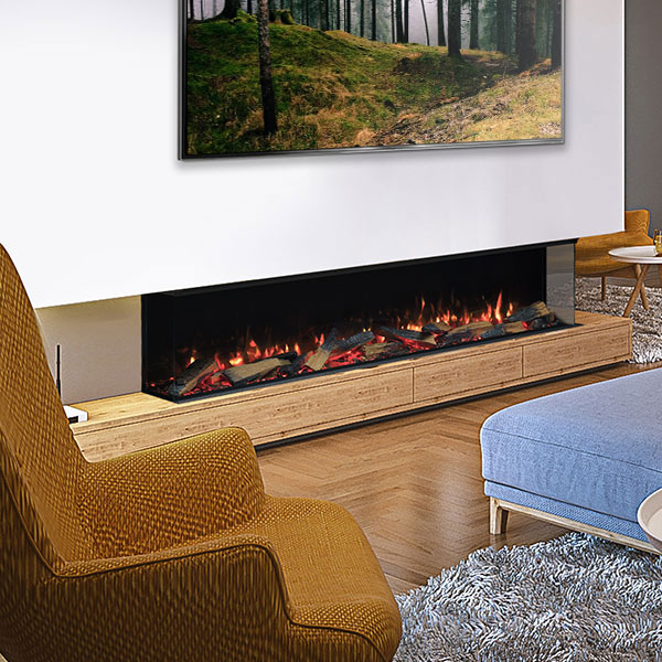 FX 71" GreenSmart Electric Fireplace