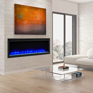 Allusion Platinum Wall-mounted Fireplace