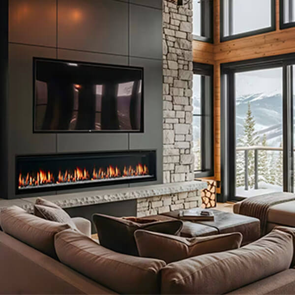 Allusion Edge Electric Fireplace