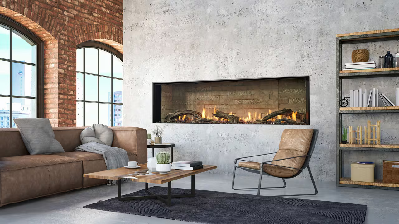 Primo II Linear Gas Fireplace