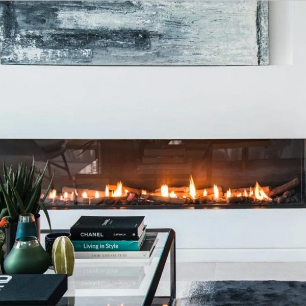 Ortal 3-Sided Gas Fireplace