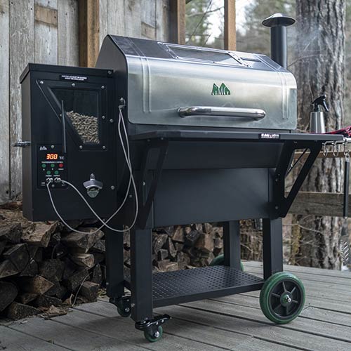 photo of pellet barbecue grill